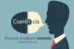 Homem falando da coerência e discurso e vida em sintonia